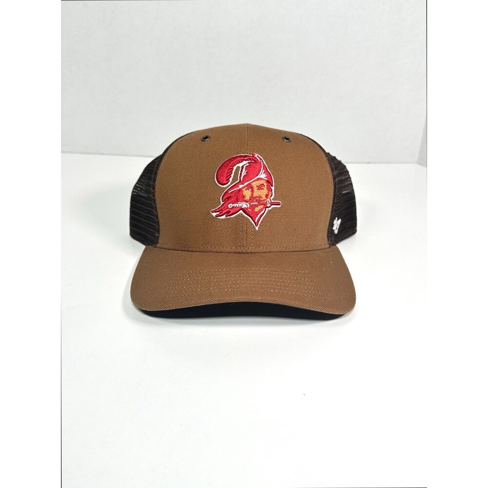 Carhartt x 47 Brown Tampa Bay Buccaneers Adjustable Men’s Truckers Hat NFL Rare